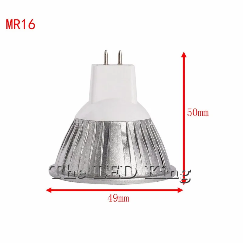 Светодиодный светильник CREE MR16 GU5.3 12 В 220 9 Вт 15 теплый белый красный синий