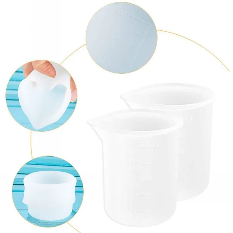 100ml with Measuring Disposable Silica Gel Measuring Cup Cup Bakery Household