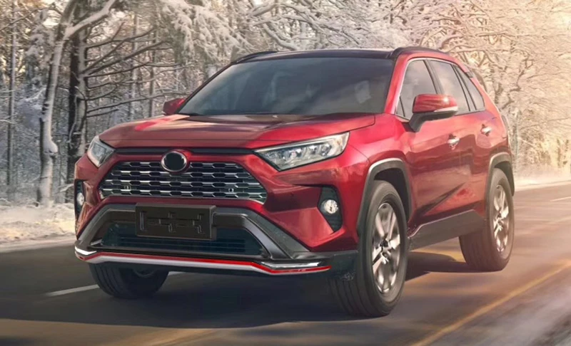 Комплект кузова для Toyota Rav4 2019 2020 передние и задние бамперы нового rav4 с Дневной