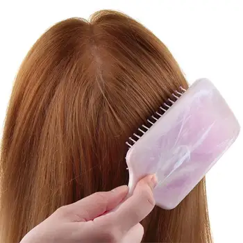 

4 Color Marbling Plastic Hair Comb Hair Care Brush Scalp Massage Comb Head Health Care Promote Blood Circulation