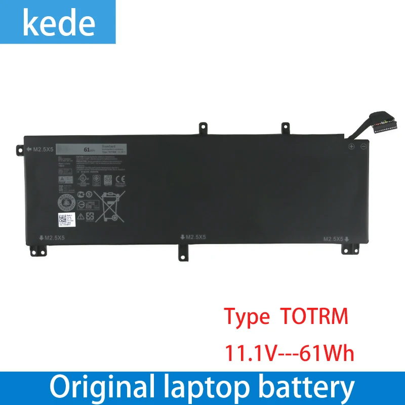 Kede Оригинальный аккумулятор для ноутбука T0TRM Dell XPS 15 9530 Precision M3800 H76MV 7D1WJ