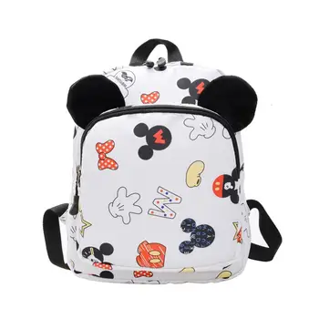 

Disney Bag Cartoon Mickey Minnie Kids Bags Kindergarten Preschool Backpack For Boys Girls Baby School Bags 3-6 Years Old