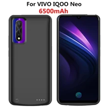 6500 мАч power Bank зарядная КРЫШКА ДЛЯ VIVO IQOO NEO чехол для аккумулятора Внешнее зарядное устройство для аккумулятора чехол для аккумулятора