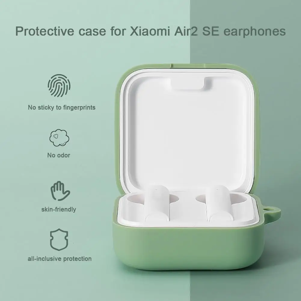 

Silicone Earphone Protective Case For Xiaomi Air2 SE Shockproof Anti-fall Replacement Earphone Cover Shell Accessories