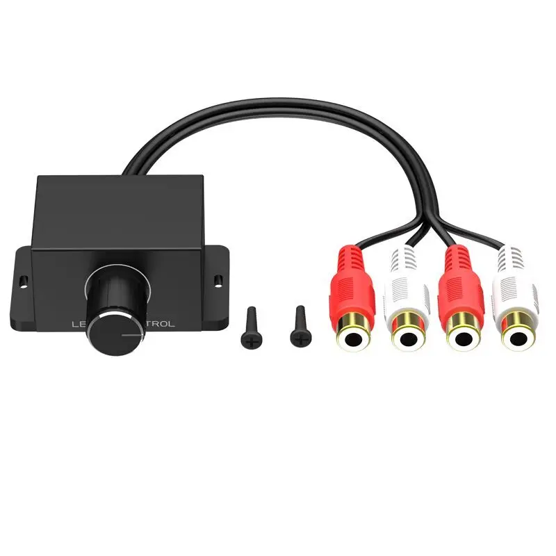 1PC New Car Audio Amplifier Bass RCA Level Remote Volume Control Knob LC1 Universal Automobiles Parts Accessories audio amplifier