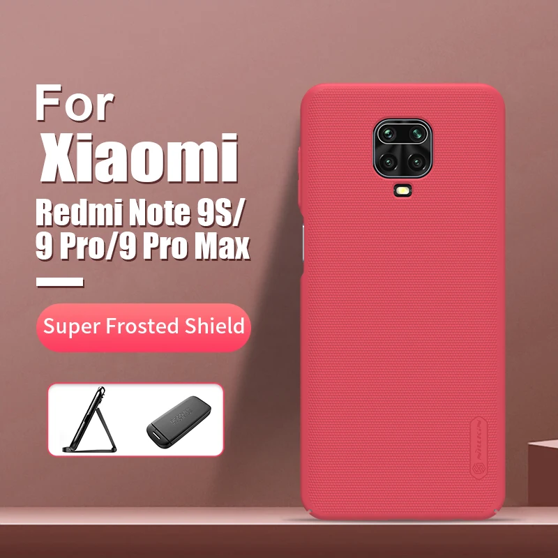 Nillkin Case for Xiaomi Redmi Note 9 Pro Max Case Frosted Shield Hard PC Phone Back Bag Full Cover Case on Redmi Note 9s 6.69'' Nillkin Case for Xiaomi Redmi Note 9 Pro Max Case Frosted Shield Hard PC Phone Back Bag Full Cover Case on Redmi Note 9s 6.69''