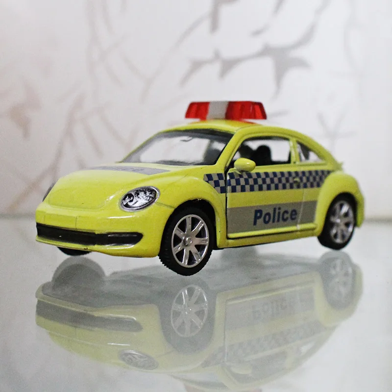 TC 1: 64 Beetle литой под давлением сплав модель автомобиля открыть дверь оттяните