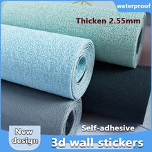 

3D Self-Adhesive Foam Wall Sticker Waterproof And Anti-Collision Decorative Wall 3D Wall Sticker Bedroom Kitchen Home Decoration