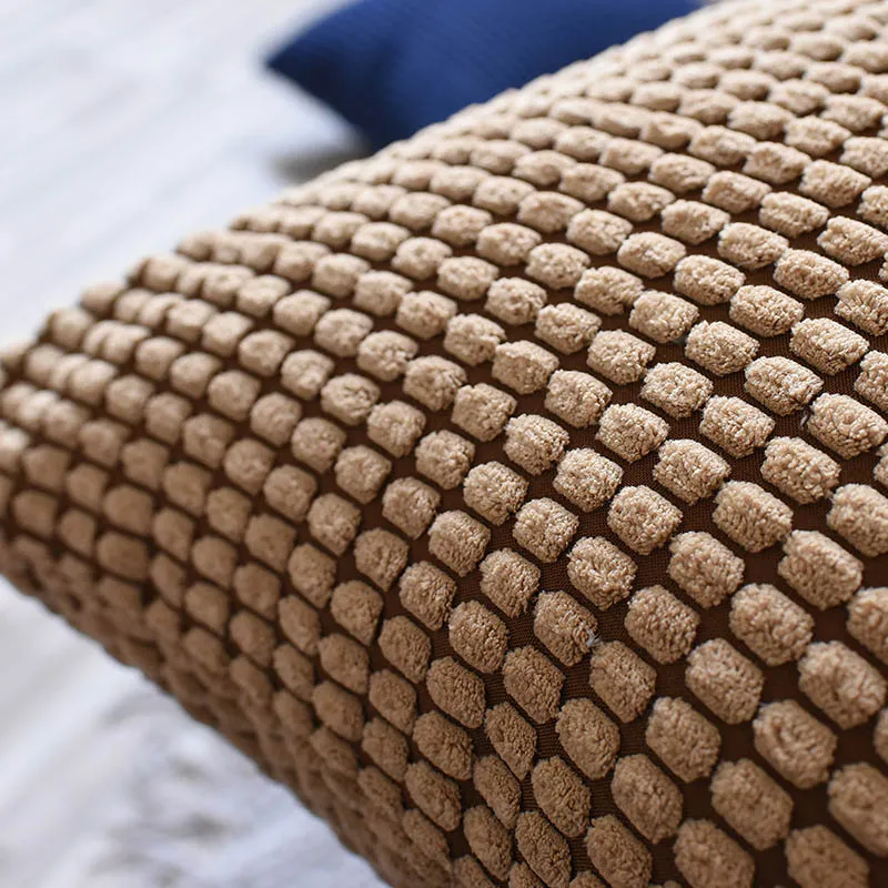 Домашние Чехлы для подушек, ткань для кукурузы, вельветовое кресло, Наволочка декоративная маска для спальни Almofada
