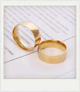 

Stainless Steel Ornament Couples Ring outside Arc of Light Scale Stainless Steel 2020 New Style Fashion Ring