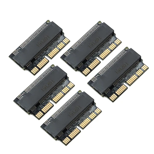 5PCS 5/10 шт. XT-XINTE NVMe PCI Express PCIE 2013 к M.2 NGFF SSD адаптера для Macbook Air Pro A1398 A1502 A1465 A1466 - Цвет: 5PCS