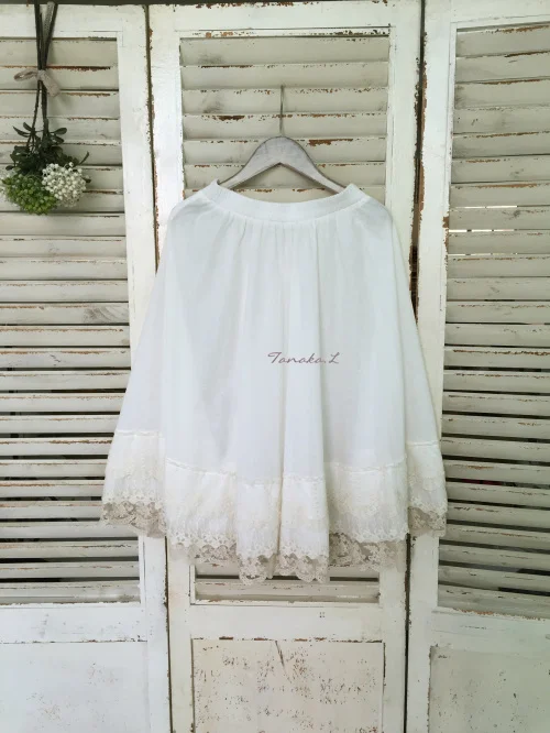 Jpanese Mori Girl многослойная кружевная юбка женская белая кружевная плиссированная полая юбка принцессы с вышивкой кавайная юбка A285