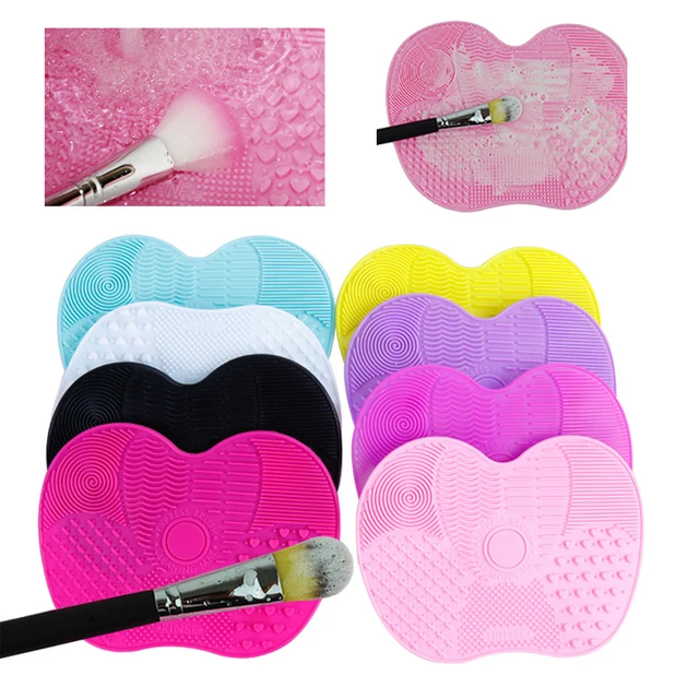 Silicone Makeup Brush Cleaning Pad Brush Cleaner Mat Cosmetic Make Up