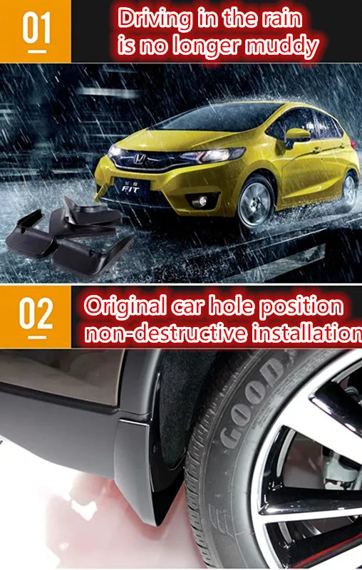 Автомобильное грязеотталкивающее пластиковое крыло для BYD F5
