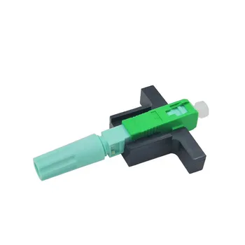 

100/PCS SC APC Fast Connector Single-Mode Connector FTTH Tool Cold Connector Tool FTTH Fiber Optic Schnelle Stecker 58mm
