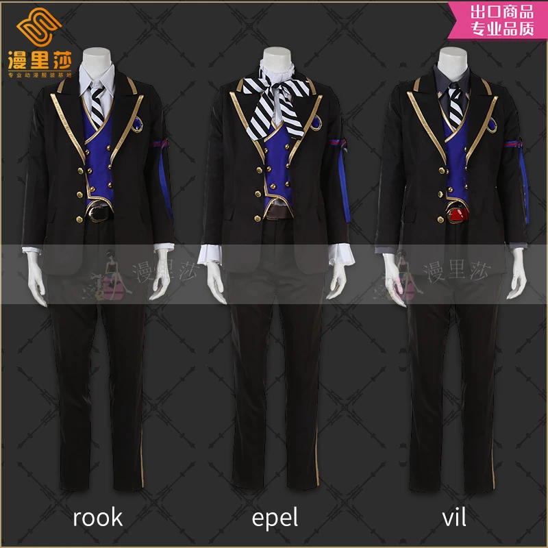 

Costume Made Twisted Wonderland Snow White POMEFIORE Epel Rook Vil School Uniforms Cosplay Costume H