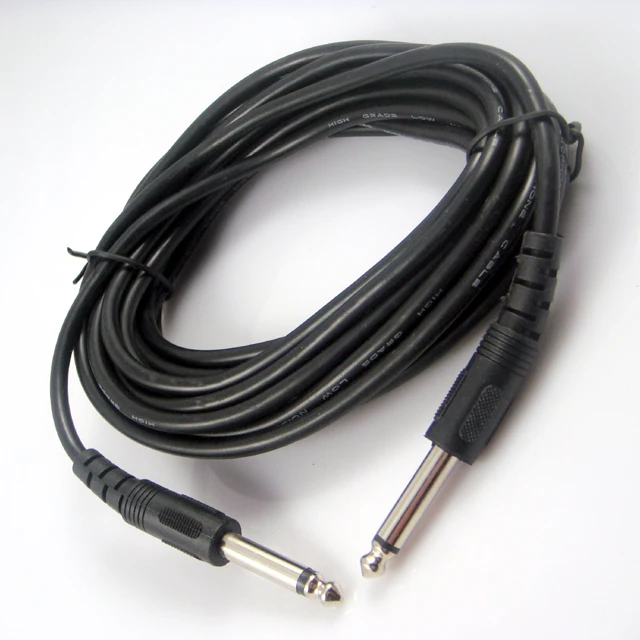 5MetreBlackElectricBassGuitarCableAudioConnectionGuitarCable