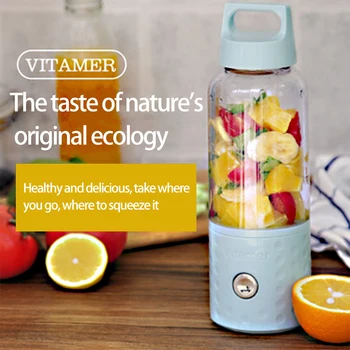 

Blender USB Blender Rechargeable Lemon Cup Mini Portable Vitamin Juice Cup Juicer Smoothie Blender Personal Blender