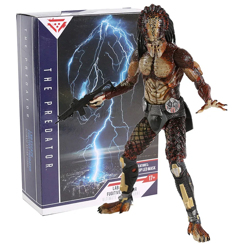 NECA фигурка Хищник игрушки лаборатория побега скрывающийся Хищник коллекционеры Издание игрушки модель украшения подвижные суставы - Цвет: Lab Escape box