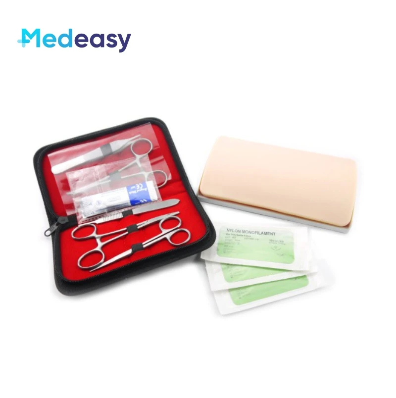 Kit de pratique de suture pour étudiants en médecine, générateurs, modèle  de formation, ensemble d'outils, équipement dos fuchsia, 1 ensemble -  AliExpress