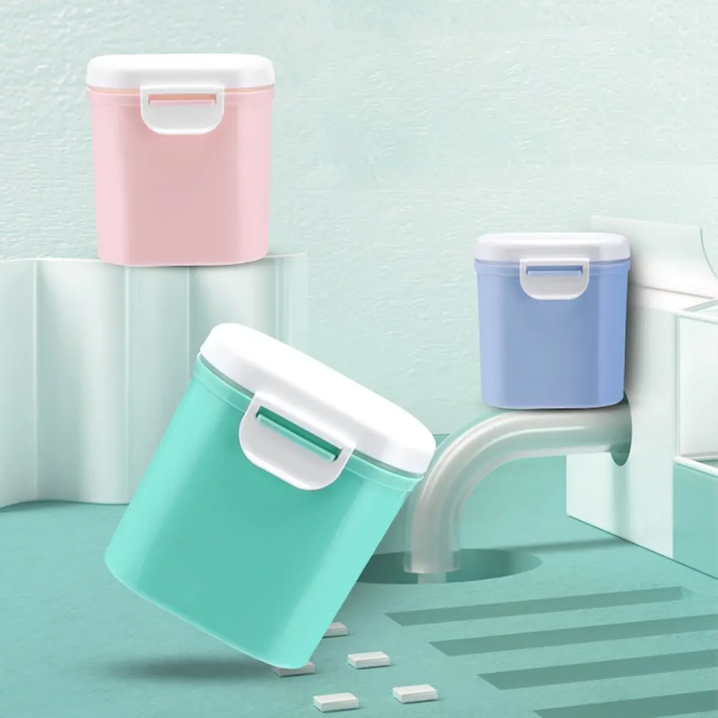 Baby Food Storage Milk powder Storage Formula Dispenser Travel Sealed Container Baby food Tank Snack Box PP Plastic