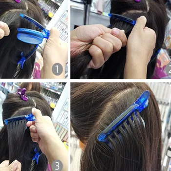 Clip per separatori facili/veloci Clip per sezionamento di colore blu per l'estensione dei capelli