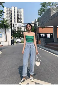 

Boyfriend Harem Jeans Women Vintage Mom High Waist Denim Pants Jeans Loose Plus Size Blue Retro Jeans Chic Maxi