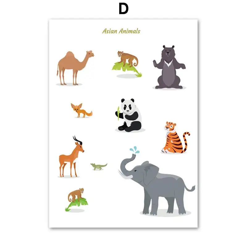 Wild-Animal-Lion-Giraffe-Fox-Whale-Nursery-Wall-Art-Canvas-Painting-Nordic-Posters-And-Prints-Wall (6)