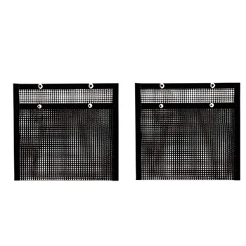 

2Pcs Non Stick BBQ Mesh Grill Bags, High Temperature Resistant Reusable and Easy to Clean, Barbecue Grilling Accessories