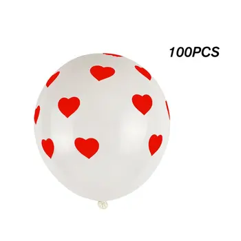 

12 Inch Love Printing Balloon Latex Confession Balloon Valentine'S Day Wedding Decoration Heart Shaped Balloon