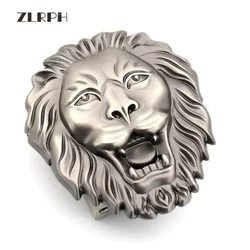 Zlrph alta qualidade liga homem fivela de cinto para metal fivela automática moda designer masculino marca luxo adequado dos homens cintos