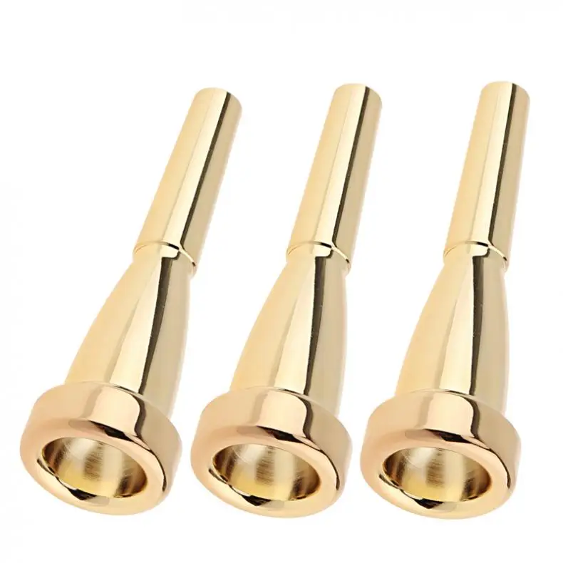 3C 5C 7C позолоченные металлические трубы мундштук Пуля Форма для Yamaha Bach Conn и Королевская труба