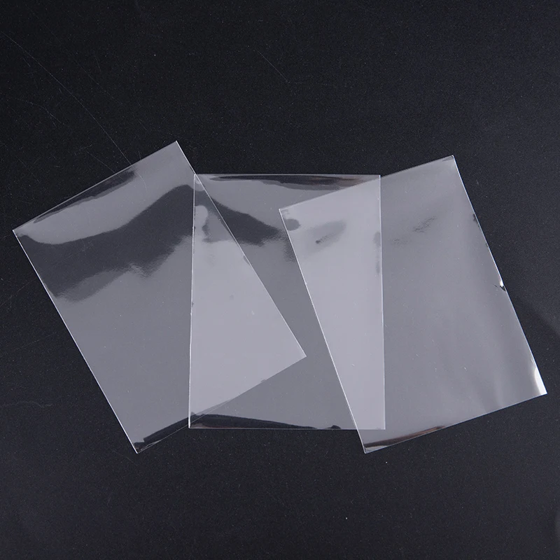 100Pcs 65*90 Transparent Collection Card Film Card Game Protector Kill Sleeves Card And ID Protector Bag