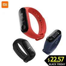 Origina Xiaomi Mi Band 3/4 умный Браслет фитнес-браслет большой сенсорный экран OLED частота сердечных сокращений сообщения Smartband