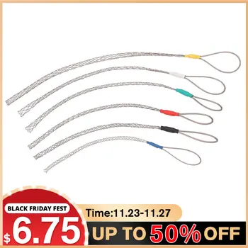 

Galvanizing Metal Cable Socks Antislip Pipe Conduit Cable Puller wire grips Pull Net Cover Accessory For 4 6 10 12 15 20 25mm