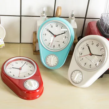 

Kitchen Wall Clock Mini Home Clock Mute White Wall Clock Modern Design Wall Clocks Home Decor New Products 2019 BB50WC