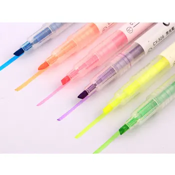 

6 Color Twin Felt Tip Pen Sets Professional Marker Art Pens Bullet Journal Pens Colored Brush Markers Kid Adult Anime Stationery