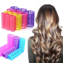 Новые пластиковые бигуди для волос щипцы для завивки многоразового использования женские удобные быстрое использование двухслойные бигуди для завивки волос бигуди Инструменты для укладки