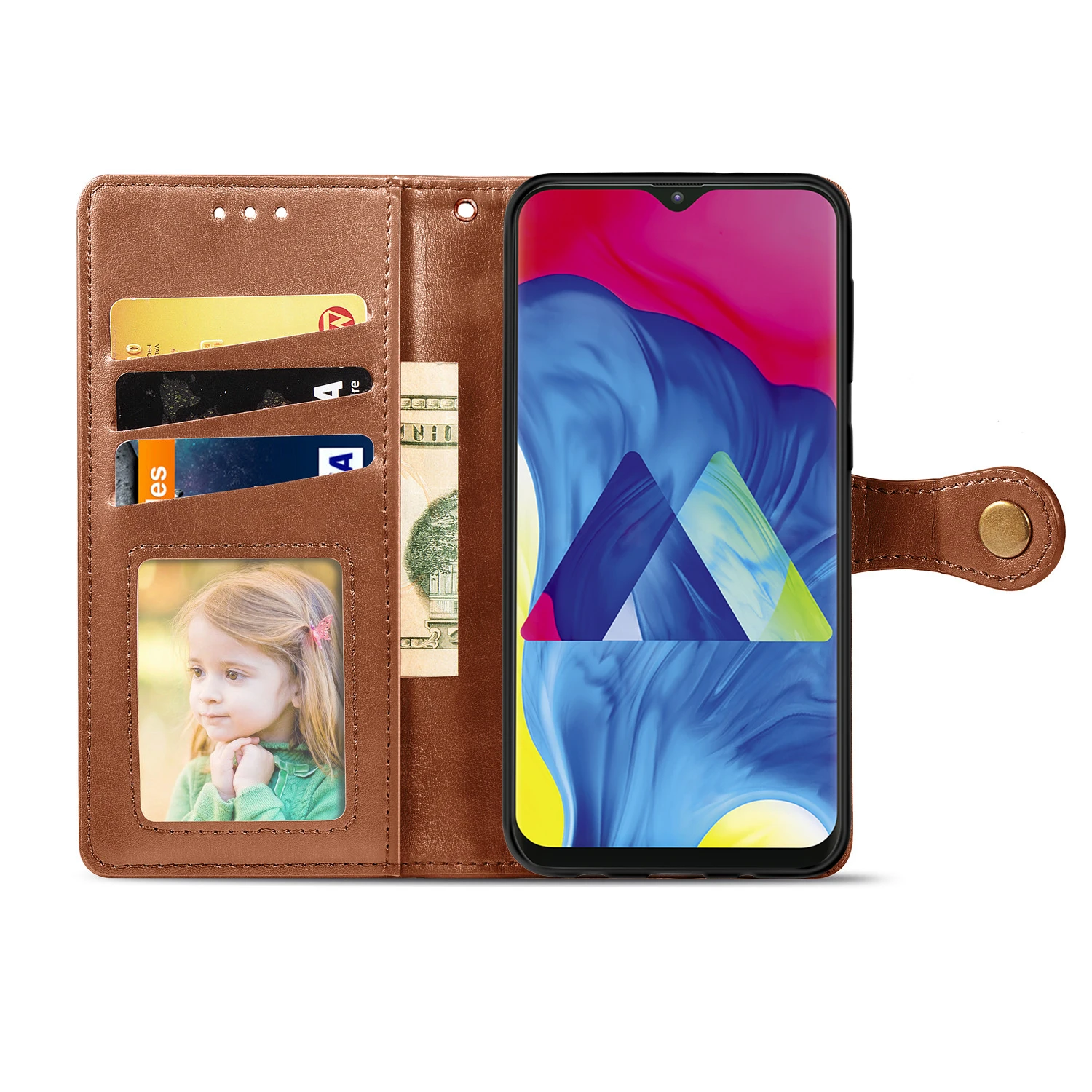 Для samsung Galaxy M10 SM-105F флип-бумажник чехол для samsung Galaxy M10 M 10 задняя крышка Магнитный чехол для телефона samsung M10 чехол