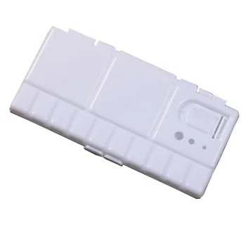 

White Art Supplies Watercolor Flip Folding Drawing Tools Tray Large Palette PP 25 Grids Paint Box