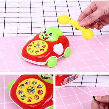 

Cute With Bell and Pulling String Bell, Random Moving Simulation Phone Toy 0-6 Years Old