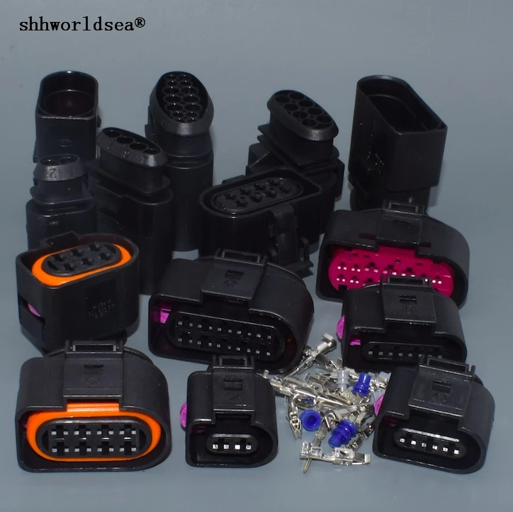 

worldgolden 2,3,4,6,8,10,14P 3.5mm Wiring Harness Connector 1J0973722 8D0973822 Electrical Plug