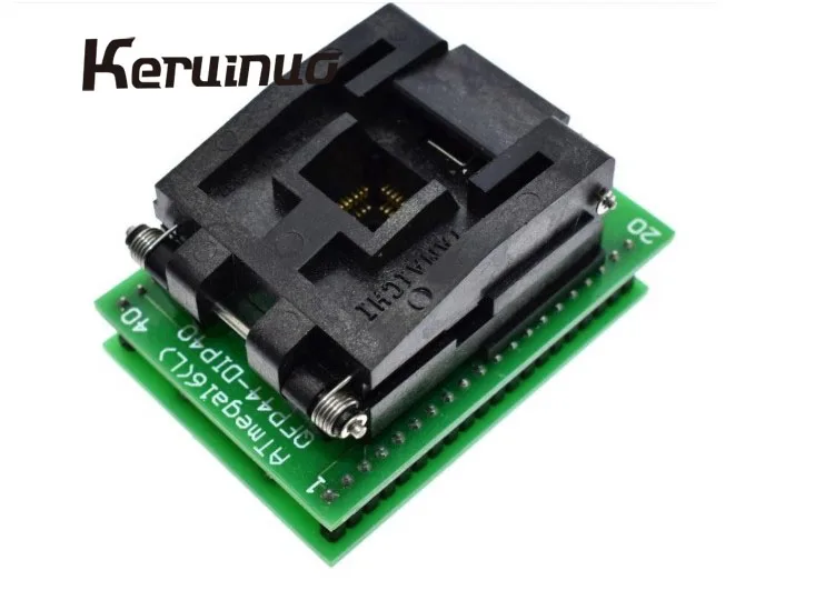 

WAVGAT Top Quality Chip programmer TQFP44 adapter socket dip40 qfp44 ATMEGA16