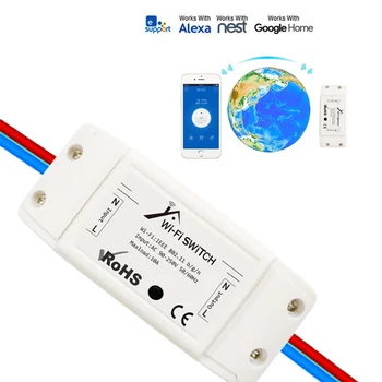 

ewelink Basic R2 Wifi DIY Smart Wireless Remote Switch Domotica Light Controller Module Work with Alexa Google Home eWeLink