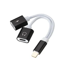 2 в 1 зарядное устройство для наушников разветвитель адаптер для IPhone X 10 7 8 Plus двойной для Lightning Jack кабель для зарядки наушников конвертер