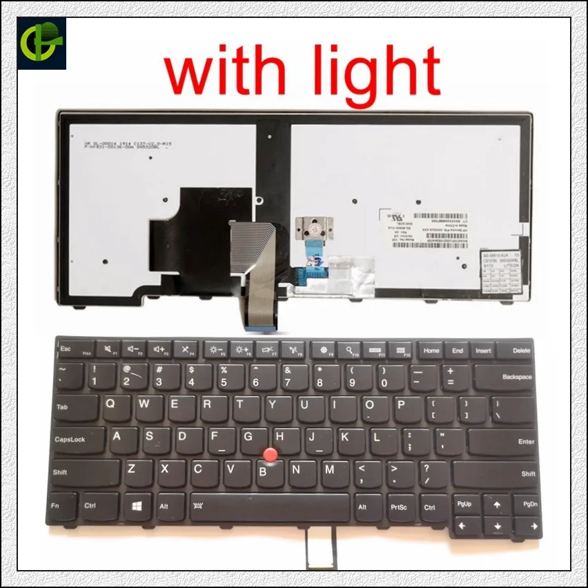 Подсветкой английская раскладка клавиатуры для lenovo ThinkPad L440 L450 L460 L470 T431S T440 T440P T440S T450 T450S e440 e431S T460 свяжитесь с нами