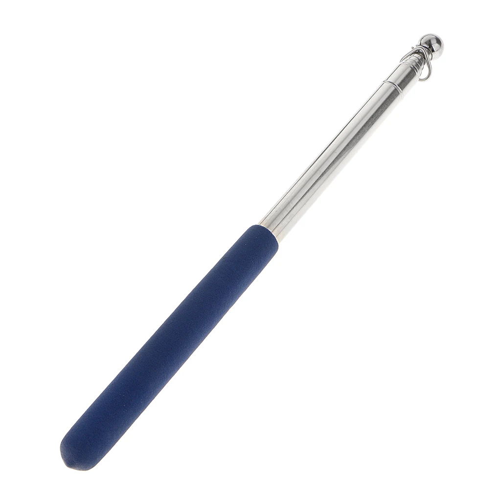 1.2M/1.6M Stainless Steel Telescoping Flagpole For Banner Flag Collapsible, 6 Colors Available