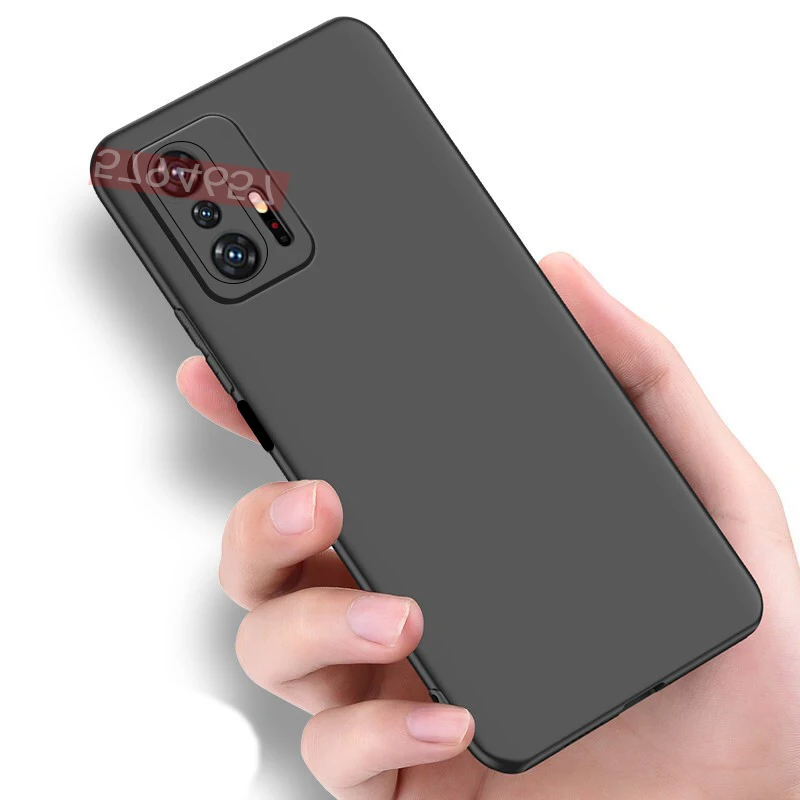 For Xiami 11T Pro Case Matte Slim Soft TPU Phone Cover Mi 5G Coque Black | Мобильные телефоны и аксессуары