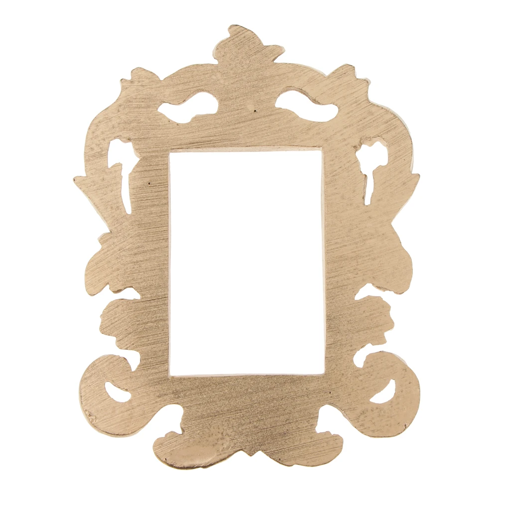 4pcs Vintage Baroque Design Placecard Holder, Photo Frame, Picture Holder, Tabletop Display Photo Props
