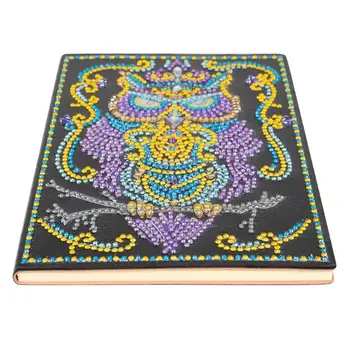 

DIY Owl Special Shaped Diamond Painting 50 Pages A5 Notebook Sketchbook